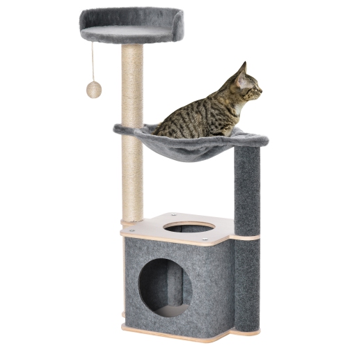 LIVINGBASICS Cat Window Perch, Cat Hammock Window Seat With Strong Suction Cups, Window Mounted Cat Bed for Indoor Cats