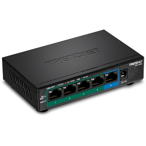 TRENDNET  5-Port Gigabit Poe+ Switch - (Tpe-Tg52)