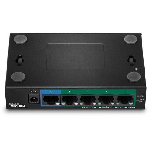 TRENDnet 5-Port Gigabit PoE+ Switch -