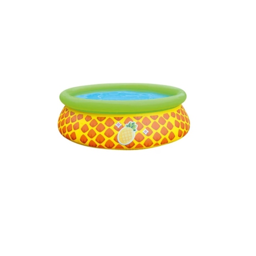 5' Inflatable Yellow and Green Pineapple Kiddie Swimming Pool