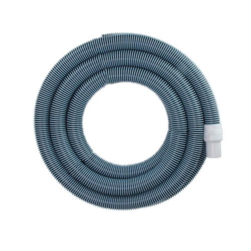 Blue Spiral Wound Vacuum Swimming Pool Hose with Swivel Cuff 18' x 1.25"