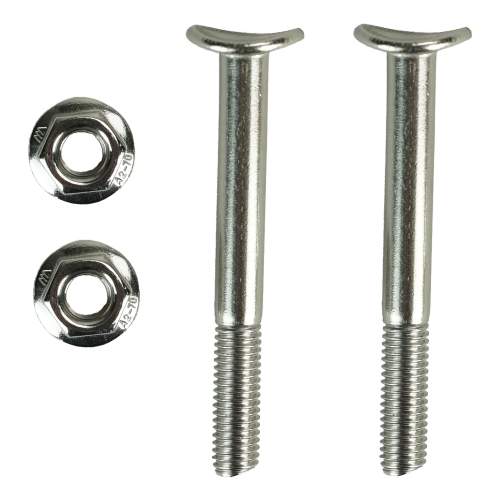 3" Convex Screw and Nut for Swimming Pool Handrails - Set of 2