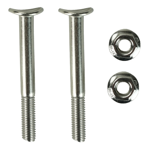 3" Convex Screw and Nut for Swimming Pool Handrails - Set of 2