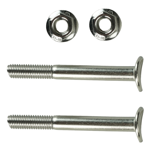 3" Convex Screw and Nut for Swimming Pool Handrails - Set of 2