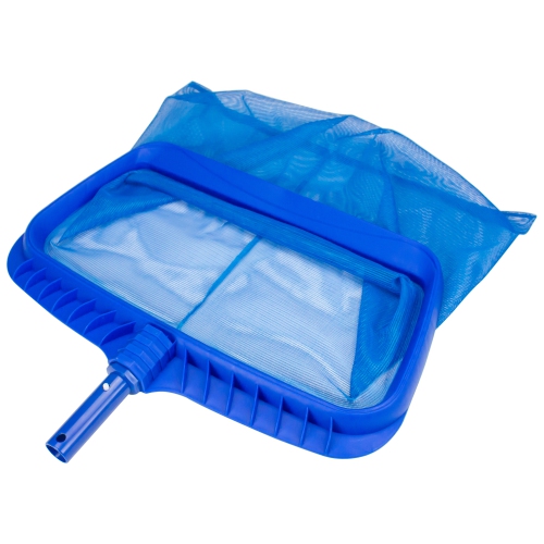 19.75" Blue Deep Bag Swimming Pool Leaf Rake Skimmer Head