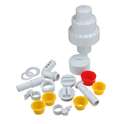 11.8" Floating 3 Tier Grecian Swimming Pool Fountain