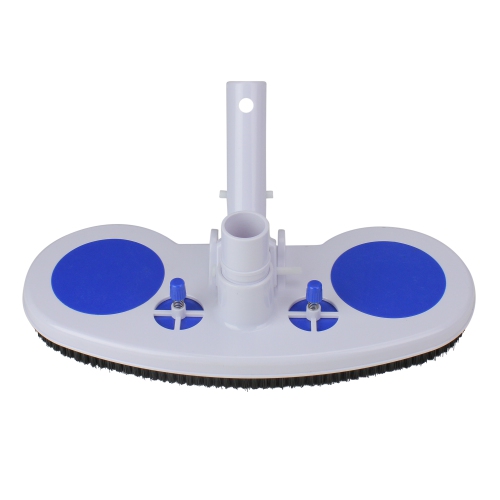 13" Blue and White Air-Relief Valve Swimming Pool Vacuum Head