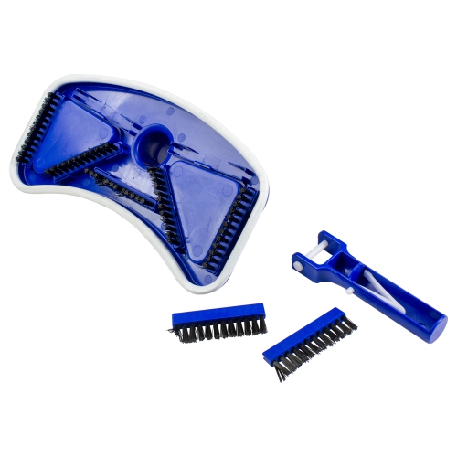 11.5" Blue and White Swimming Pool Liner Butterfly Vacuum Head with Bumper