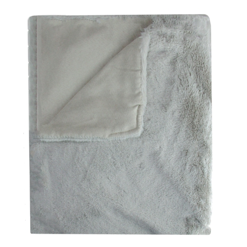 Gray Contemporary Rectangular Throw Blanket 50" x 60"