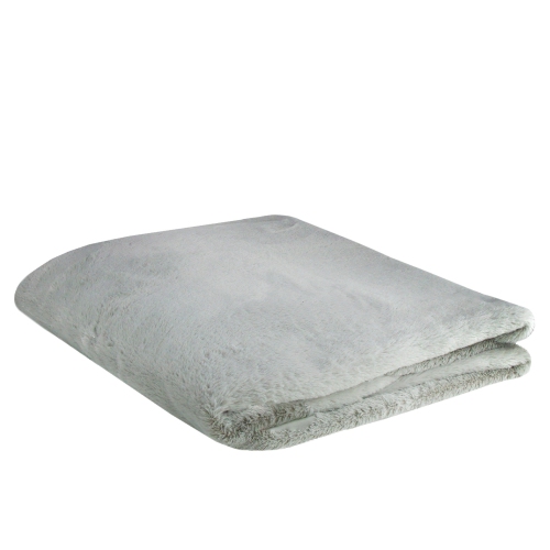 Gray Contemporary Rectangular Throw Blanket 50" x 60"