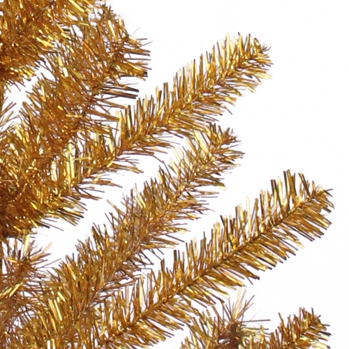 3' Medium Gold Tinsel Twig Artificial Christmas Tree, Unlit