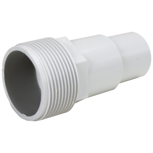 4" White Swimming Pool or Spa Threaded Hose Adapter