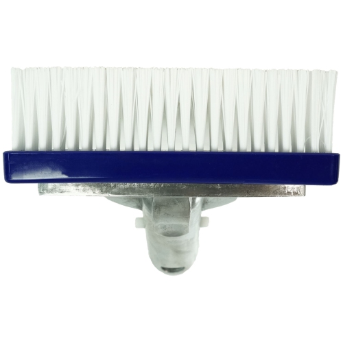 5.5" Blue Swimming Pool Bristle Brush Head with Handle