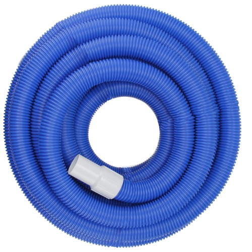 Blue Blow Molded Swimming Pool Vacuum Hose with Swivel Cuff 50'
