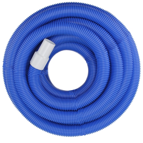 Blue Blow Molded Swimming Pool Vacuum Hose with Swivel Cuff 50'