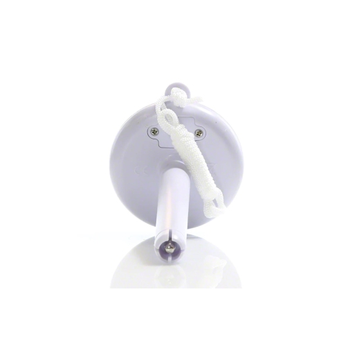 5.5" White and Blue HydroTools Solar Powered Floating Digital Thermometer for Swimming Pools or Spas