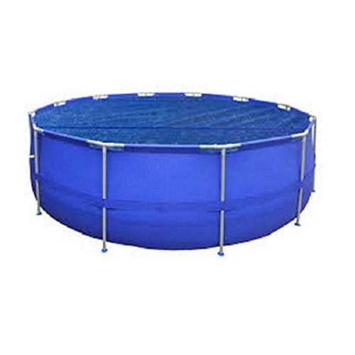 6.3' Blue Round Floating Solar Swimming Pool Cover