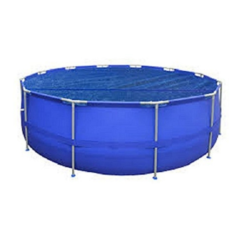 6.3' Blue Round Floating Solar Swimming Pool Cover