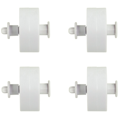 1.25" Replacement Wheels for Swimming Pool Vacuums - Pack of 4