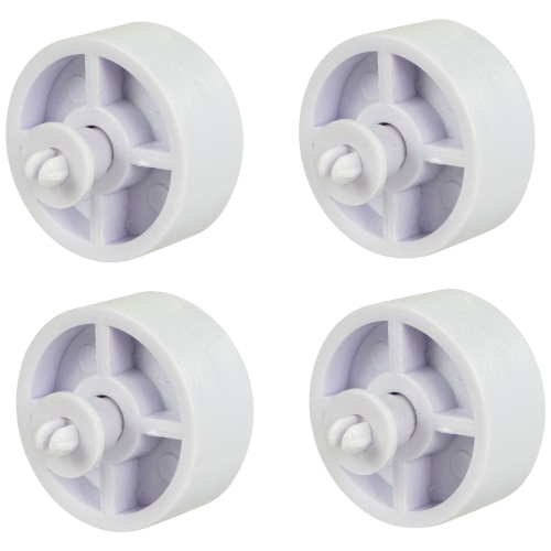 1.25" Replacement Wheels for Swimming Pool Vacuums - Pack of 4