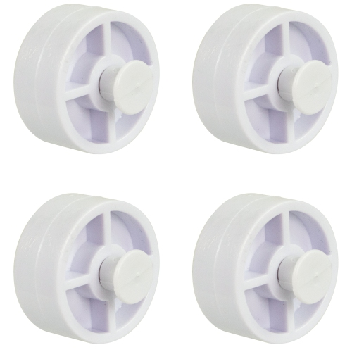 1.25" Replacement Wheels for Swimming Pool Vacuums - Pack of 4