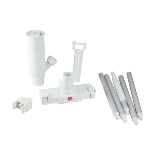 5-Piece White Venturi Vacuum Kit for Pool and Spa
