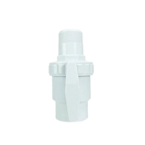 6.5-Inch White Hydro Tools Swimming Pool Socket Ball Valve