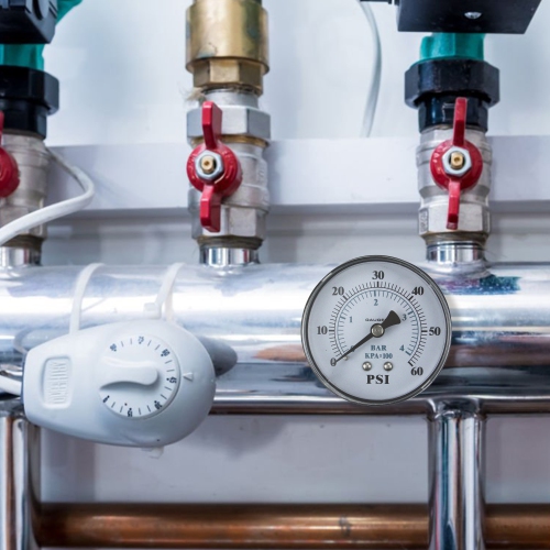 2.5" Back Mount Filter Pressure Gauge