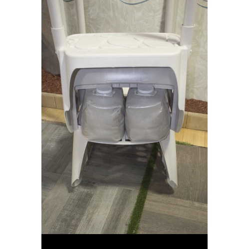 11-Inches HydroTools Pool Transparent Chemical Resistant Ladder Weight Anchor Bag with Handle