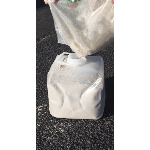 11-Inches HydroTools Pool Transparent Chemical Resistant Ladder Weight Anchor Bag with Handle