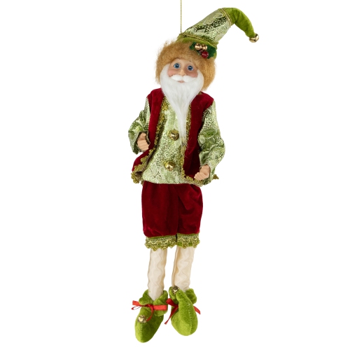 Poseable Whimsical Elf Christmas Figurine - 18"