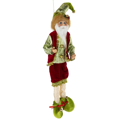 Poseable Whimsical Elf Christmas Figurine - 18"