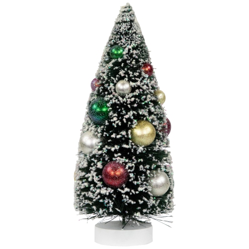 9" Green Frosted Sisal Pine Artificial Christmas Tabletop Tree