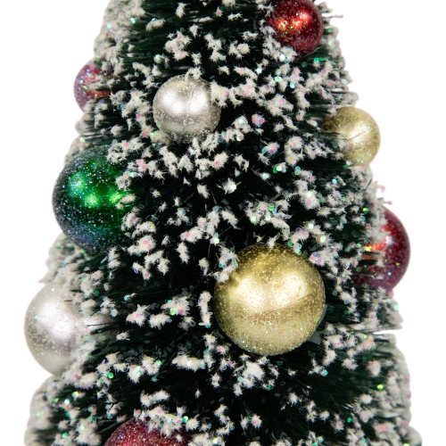 9" Green Frosted Sisal Pine Artificial Christmas Tabletop Tree