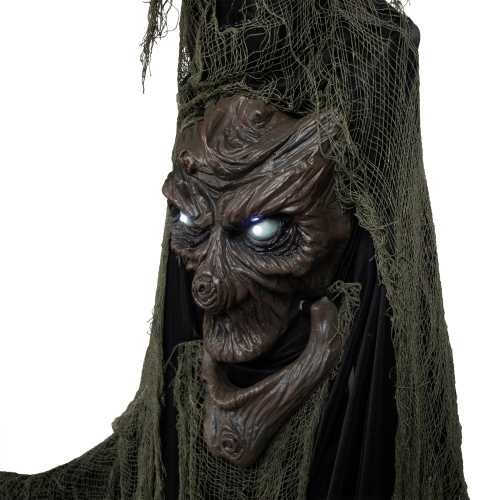 LED Lighted and Animated Tree Man Halloween Decoration - 7'