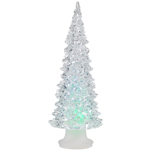 Set of 3 Color Changing LED Lighted Christmas Trees