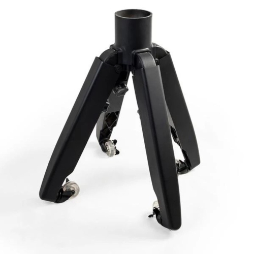 Adjustable Rolling Christmas Tree Stand for Trees 6'-9' - Black