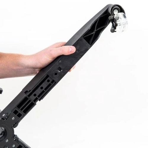 Adjustable Rolling Christmas Tree Stand for Trees 6'-9' - Black