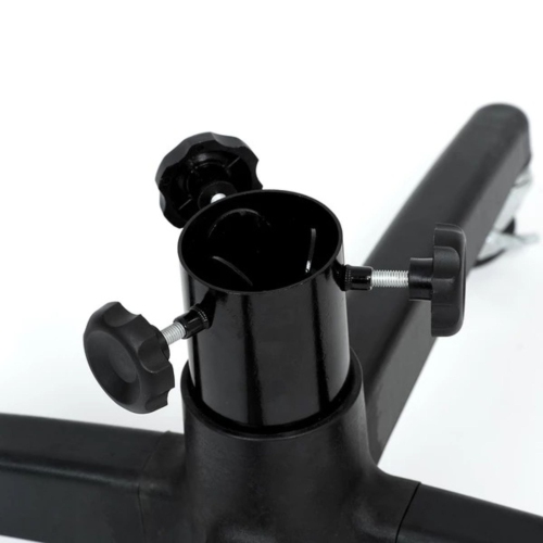 Adjustable Rolling Christmas Tree Stand for Trees 6'-9' - Black