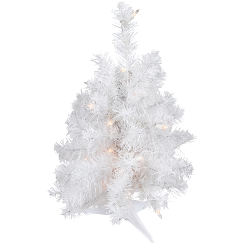 NORTHLIGHT  Pre-Lit Medium Artificial Christmas Tree - 18" - Clear Lights