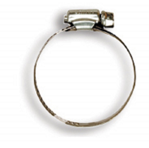 Set of 2 Silver Colored Hose Clamps - 2.5-Inch