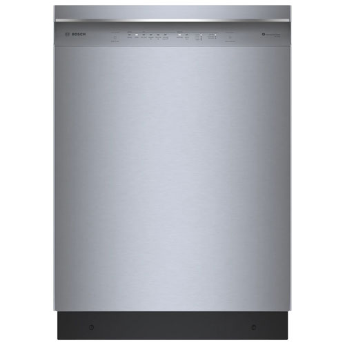 Bosch 24" 46dB Built-In Dishwasher with Stainless Steel Tub & Third Rack - Stainless Steel