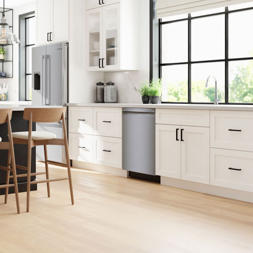 Bosch 24" 46dB Built-In Dishwasher with Stainless Steel Tub & Third Rack - Stainless Steel