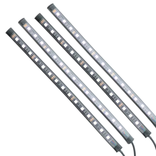 Lampe d'appoint DEL d'intérieur de voiture Bluetooth MLB7-1089-RGB 4pack de Monster