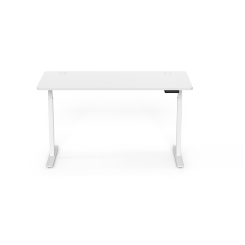 Ergoloop Snow - White Dual motor electric Sit - Stand desk 59" x 29.5" top with memory adjustments, timer and anti-collision system built on top