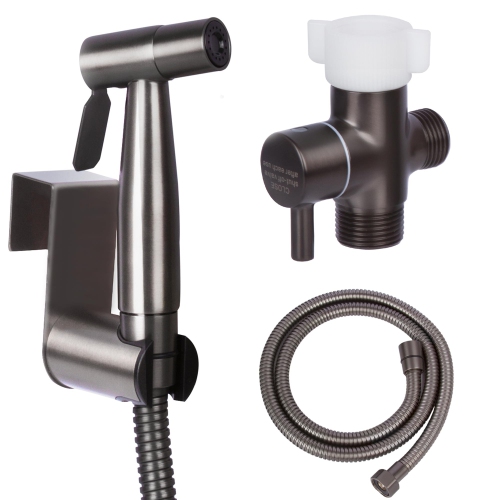 Handheld Bidet Sprayer for Toilet Bidet Sprayer with Adjustable Water Pressure Control for Feminine Wash, Stainless Steel Brushed Nickel Cloth Diaper