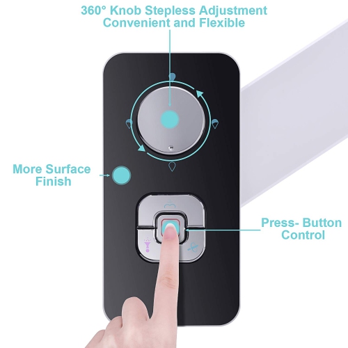 Bidet Attachment - Non-Electric Cold Water Bidet Toilet Seat Attachment with Pressure Controls,Retractable Self-Cleaning Dual Nozzles for Frontal &