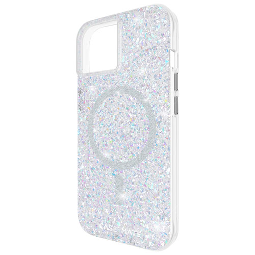 Case-Mate Twinkle Disco Fitted Hard Shell Case with MagSafe for iPhone 16e/15/14/13 - Iridescent