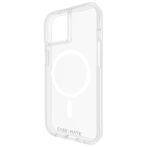 Case-Mate Tough Clear Fitted Hard Shell Case with MagSafe for iPhone 16e/15/14/13 - Clear