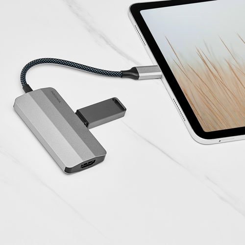 Concentrateur USB-C 4-en-1 d'Insignia - Exclusivité de Best Buy